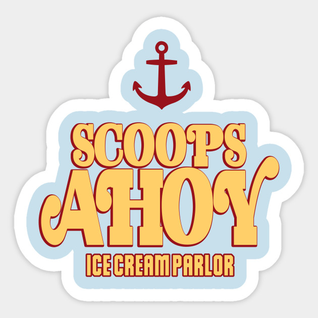STRANGER THINGS 3 SCOOPS AHOY Stranger Things Sticker TeePublic